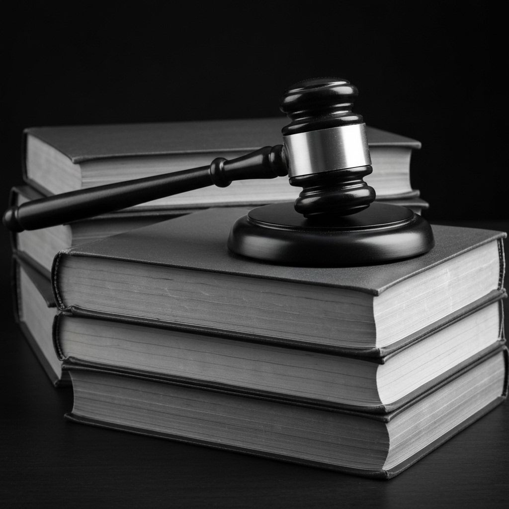 Legal Books and Gavel
